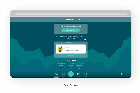 Mood Tracker - UI - Start Screen Desktop.png