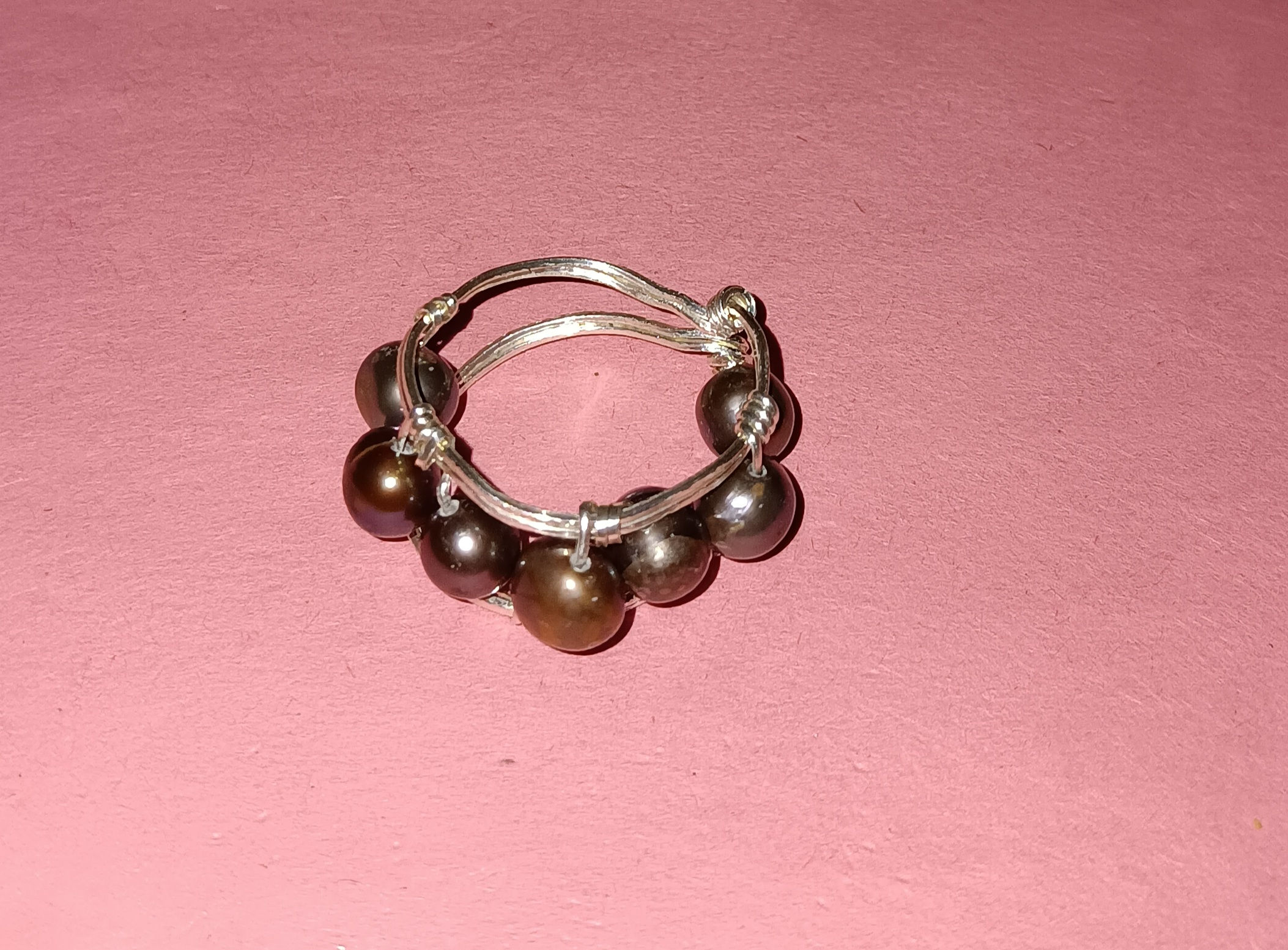 Pearl String Ring