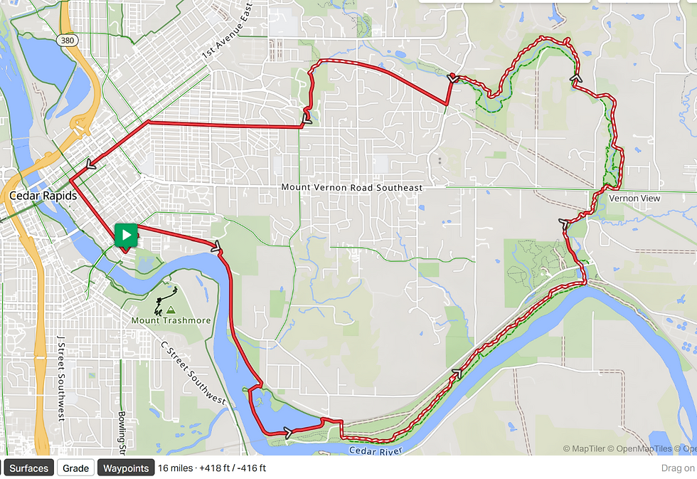 Gravel, Fat Bike & More in Cedar Rapids