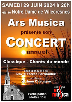 Affiche du concert