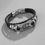 Miniatura: pulsera lobo placa plateada