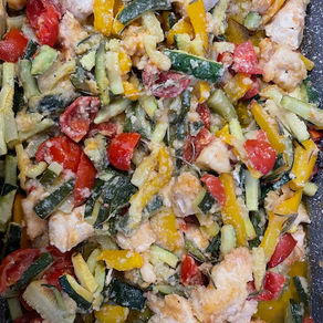 Pollo gustoso al forno