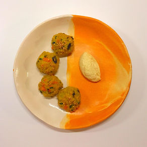 Polpettine vegetariane al profumo di curcuma
