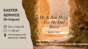 He Is Not Here, For He Has Risen 