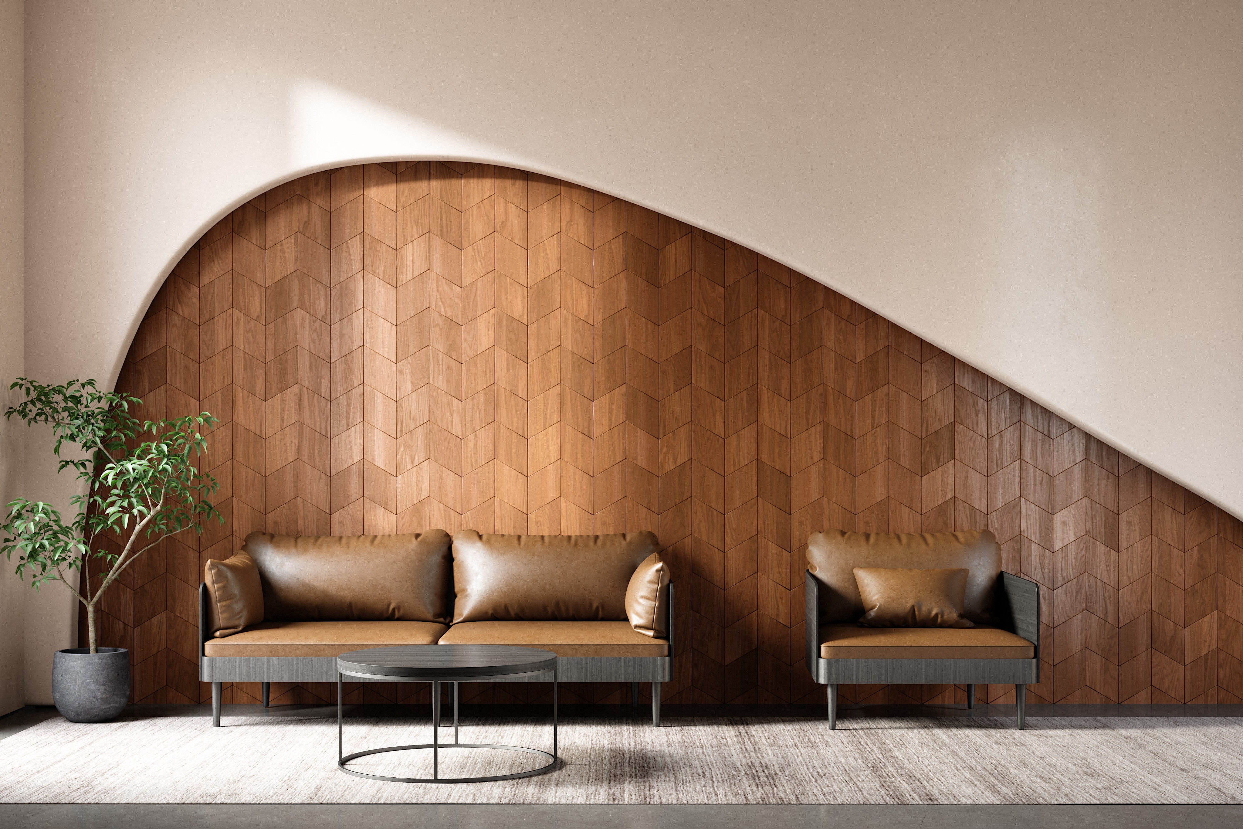 DECOR Rhomb Tiles Thermo Ash