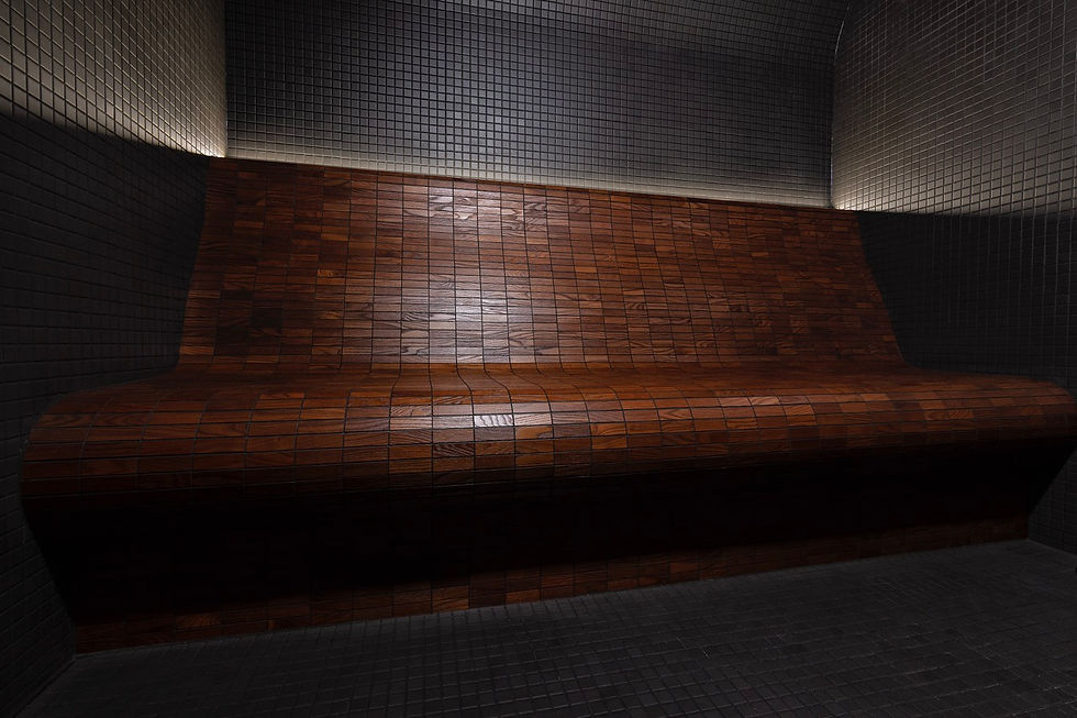 Hình thu nhỏ: DECOR Mosaic Tiles Rectangular Thermo Ash