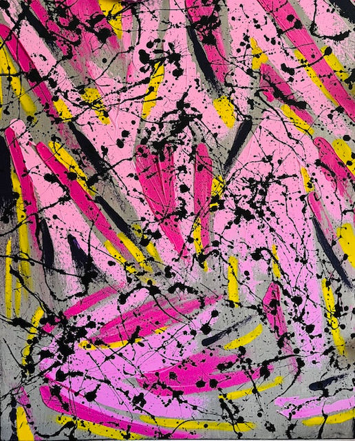 The paining I painted as a tribute to my mom