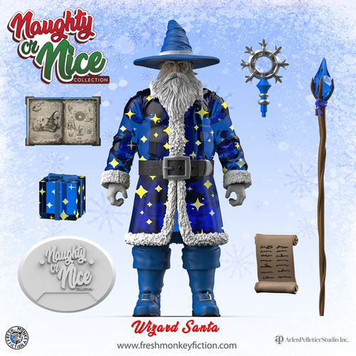 Naughty or Nice Collection - Wizard Santa | freshmonkeyfiction