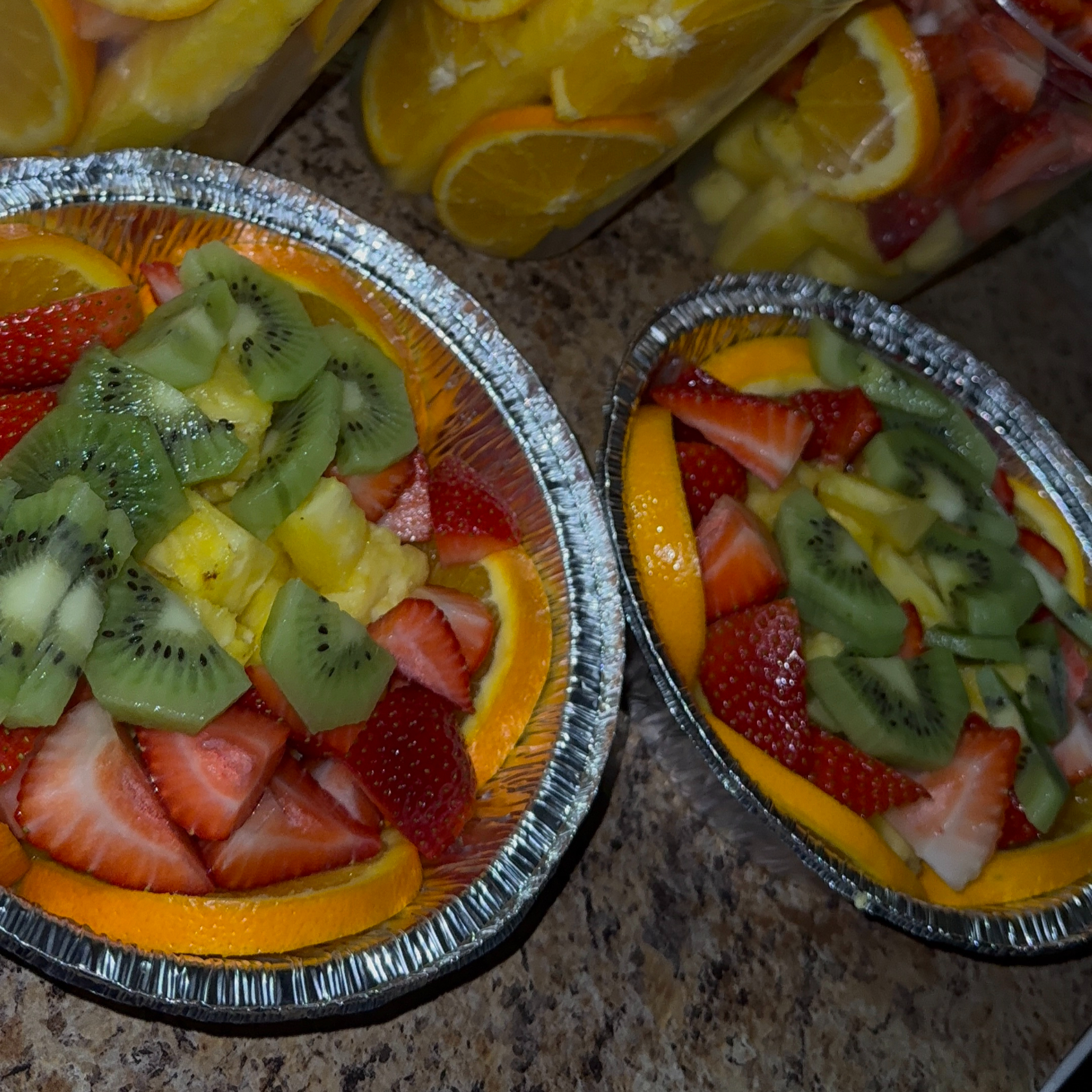 Arranged Food and Objects