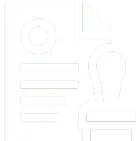 Dokument urzędowy z pieczęcią i tekstem, oficjalny i zatwierdzony w procesie.