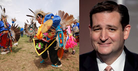 Ted Cruz, The Texas floods are caused by Native American rain dances