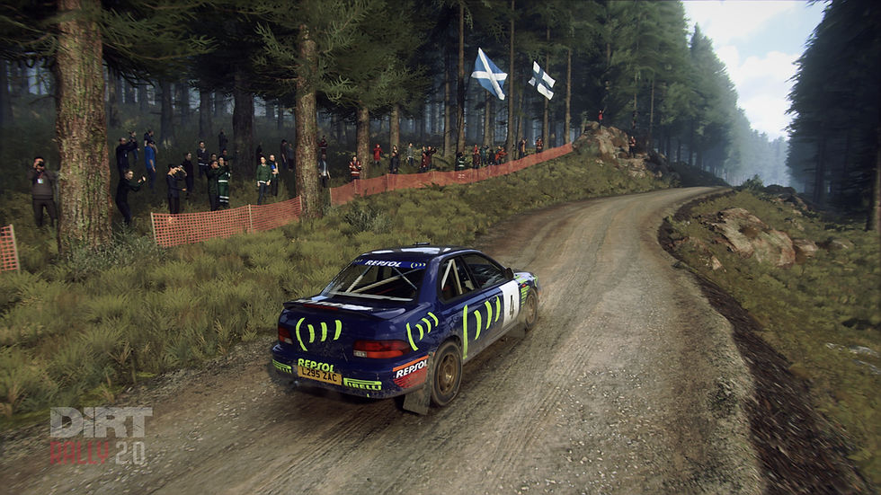 Post Jump Forest Crowd