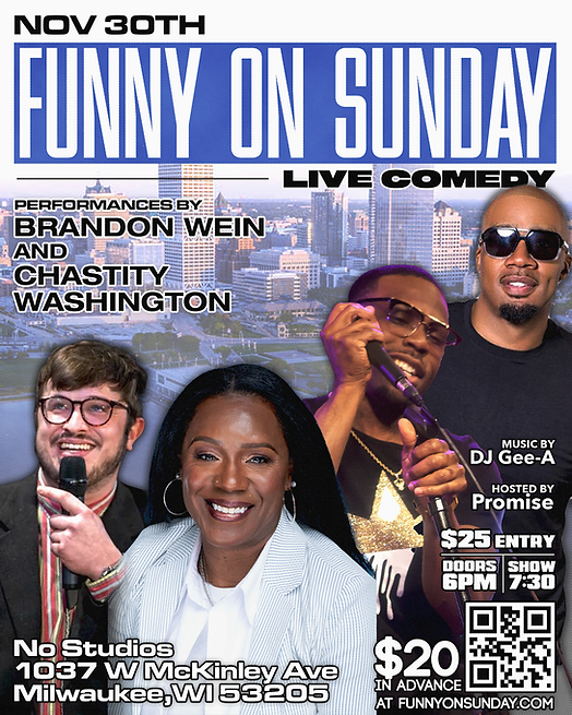 All New Funny On SundayLive Comedy 2025 Nov 30th.png