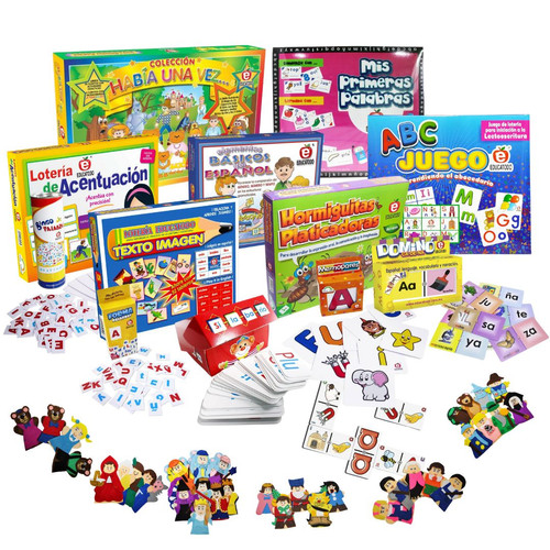 Authentic Spanish Language Arts Kit Grades PK2 theresourcesllc