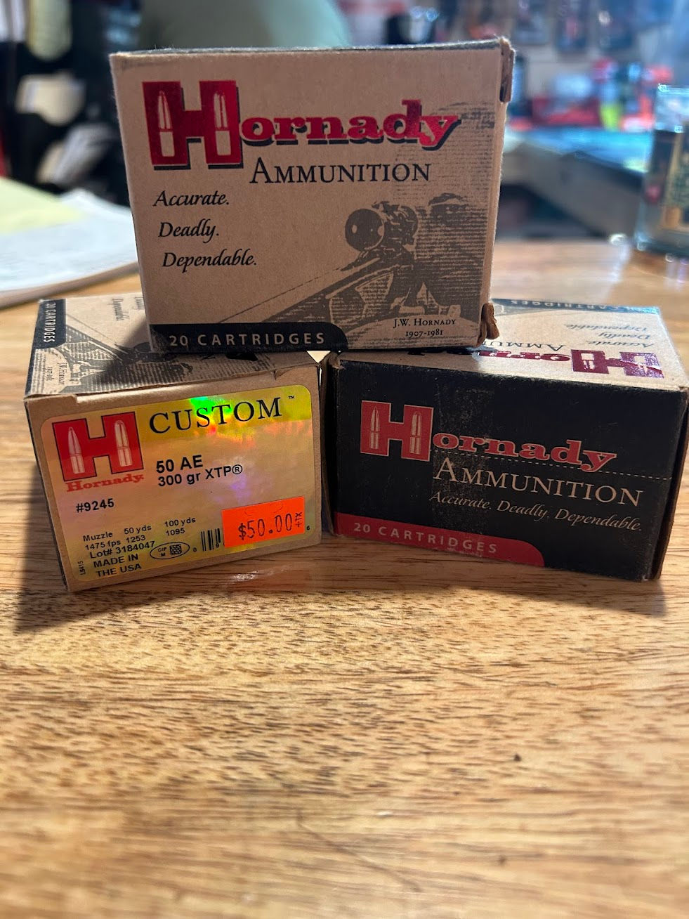 Hornady Custom .50 Action Express 300 Gr XTP