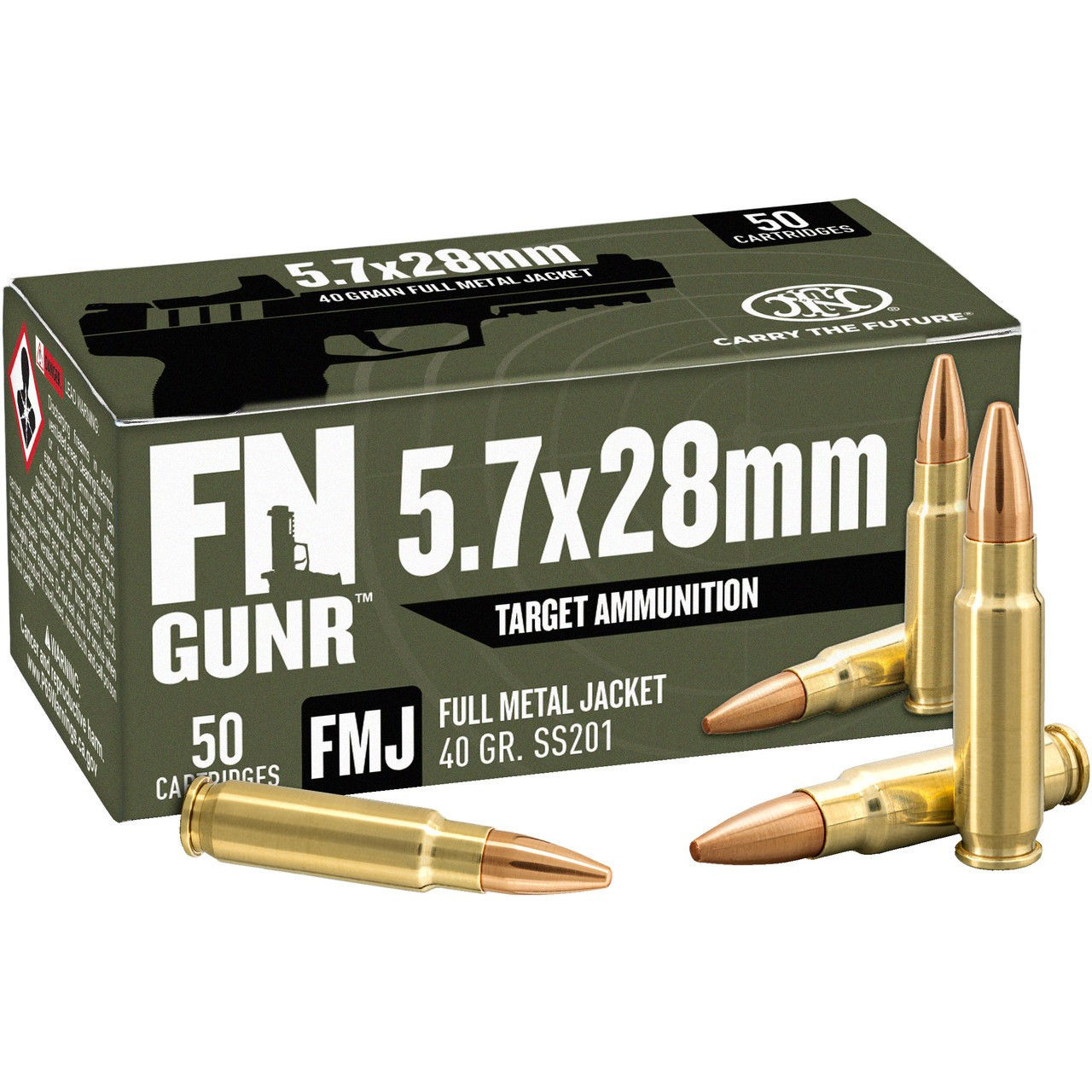 FN Target Ammunition - 5.7x28 MM - 40 Gr