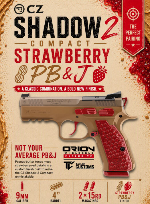 CZ SHADOW II COMPACT STRAWBERRY JAM 9MM
