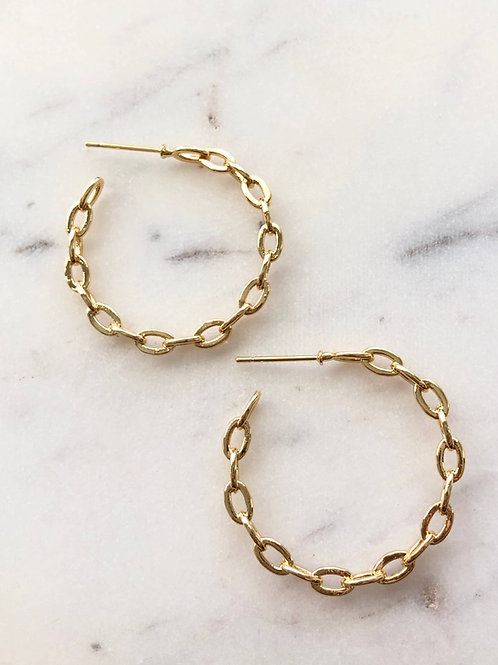 Chains Hoop Earring