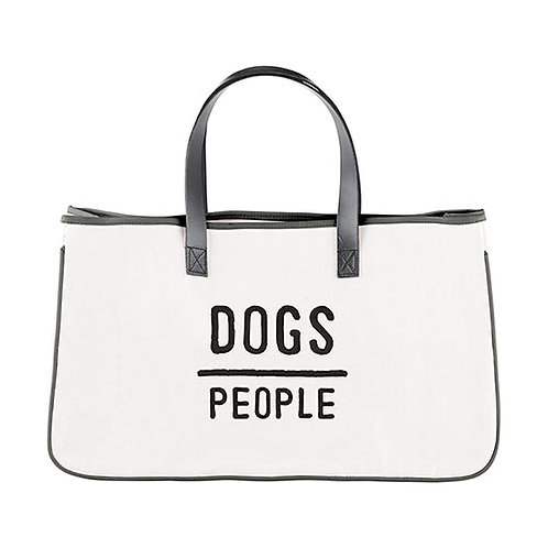 Canvas Tote - Dogs Over Ppl