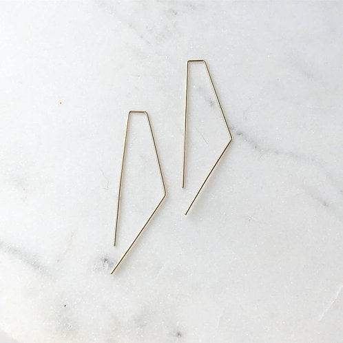 Bent Slide Earring