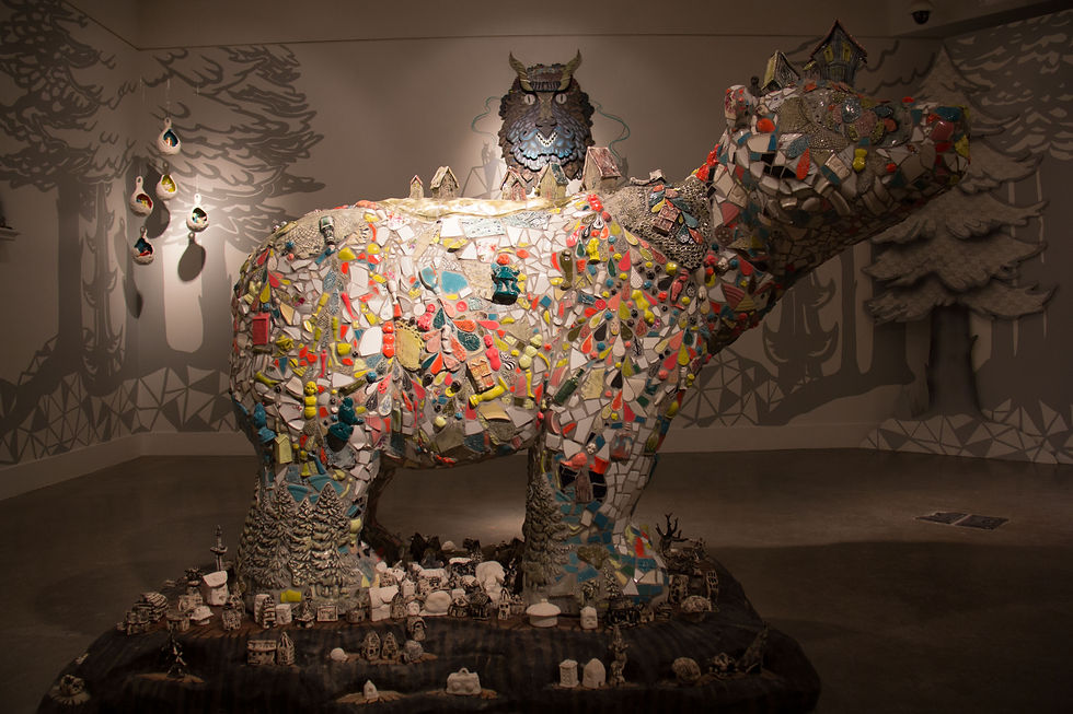 Collaborative Bear Sculpture