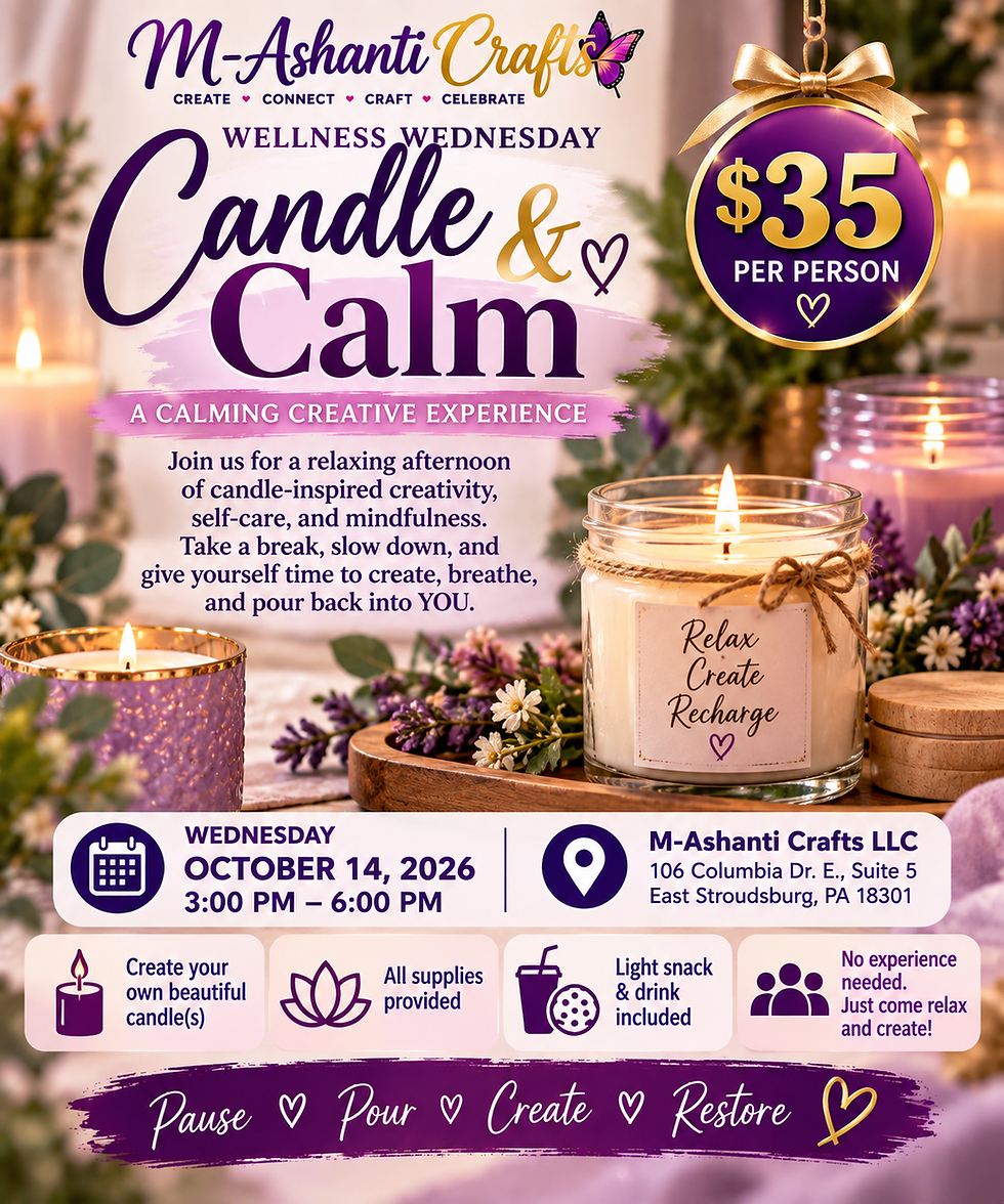 Wellness Wednesday: Candle & Calm 🕯️💜
