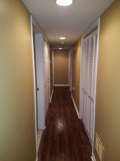 Hallway floors complete