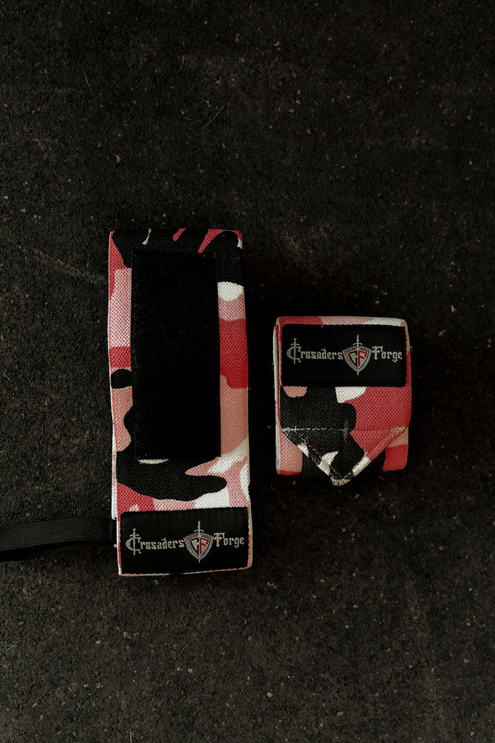 Thumbnail: Pink Camo WRIST WRAPS, VELCRO LATCH, WRIST SUPPORT, HEAVY-DUTY