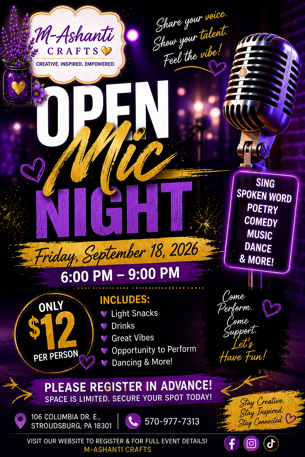 OPEN MIC NIGHTđ¤