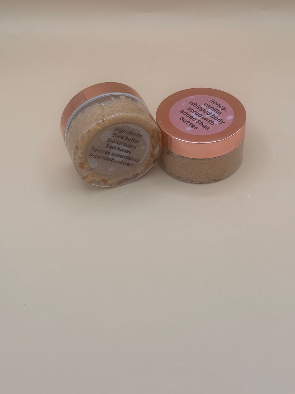 Thumbnail: Honey, dream whipped Brown sugarexfoliating scrub. With added Shea butter.