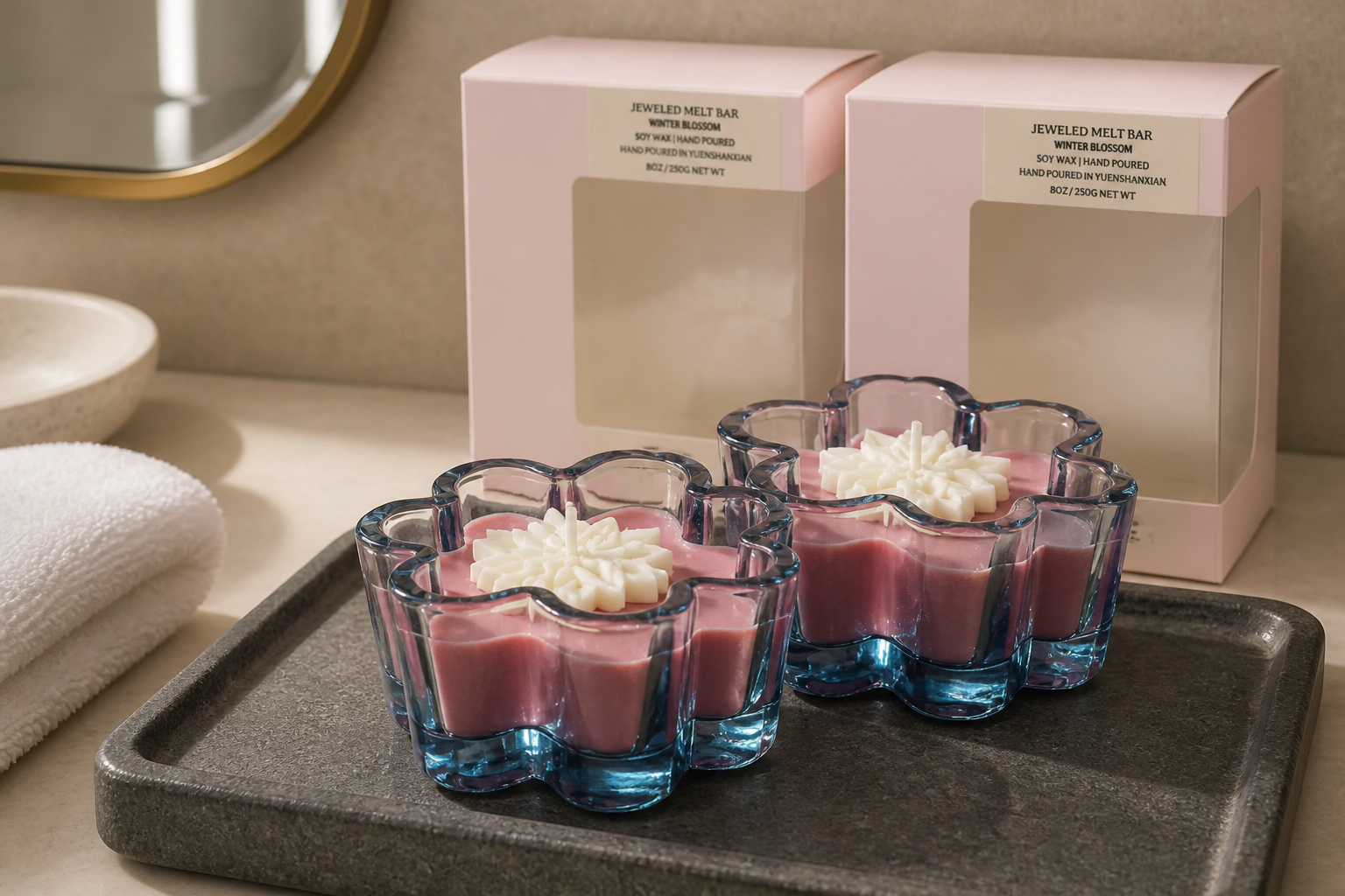 Snowflake Candles 