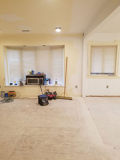 Kitchen-open up, in progress