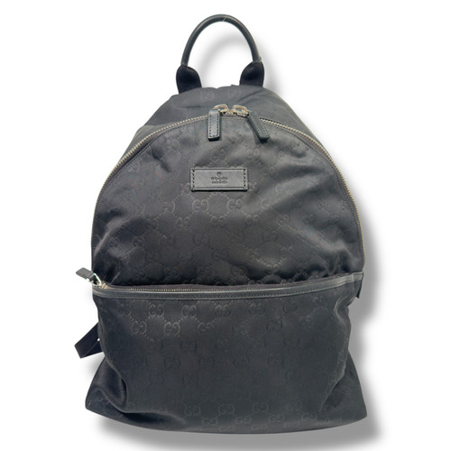 Authentic estate Gucci Guccissima medium backpack Blue Diamond