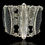 Thumbnail: Authentic estate Konstantino sterling silver black spinel Navette-style bracelet