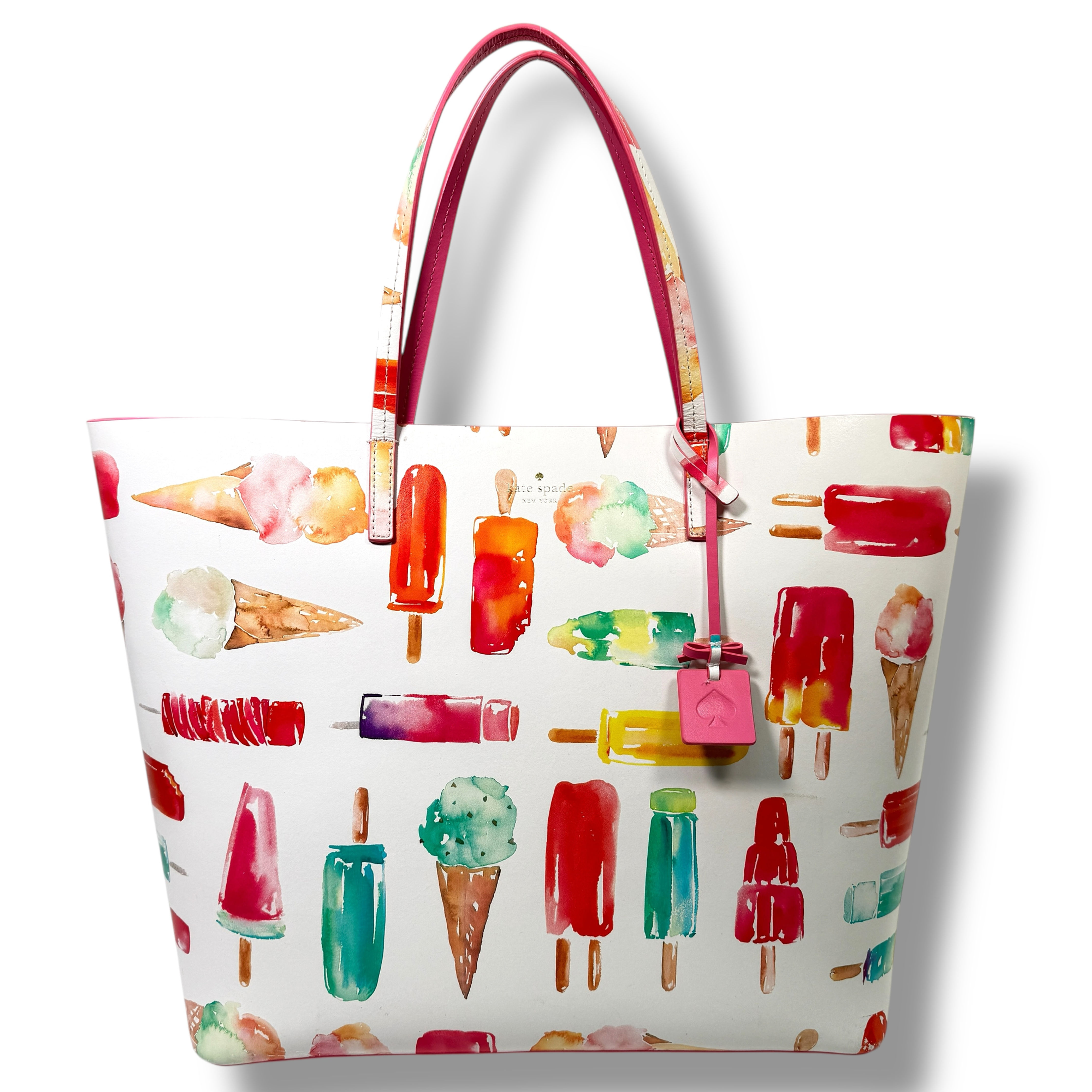 Authentic estate Kate Spade New York ice cream popsicle flavor of the month tote