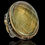 Thumbnail: Authentic estate Konstantino 18K & sterling ornate prasiolite snake dome ring