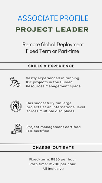 project leadership profile