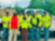 The Louisville Solid and Bulk Waste Management Team with Keionna Spalding.