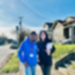 Louisville Major Deputy Nicole George and Keionna Neighborhood Walk Thru.