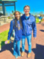 Jacob Medley Office of Sustainability Executive Director with Keionna Spalding at Earth Fest, Alberta Jones Park in Louisville, Ky, 2026.