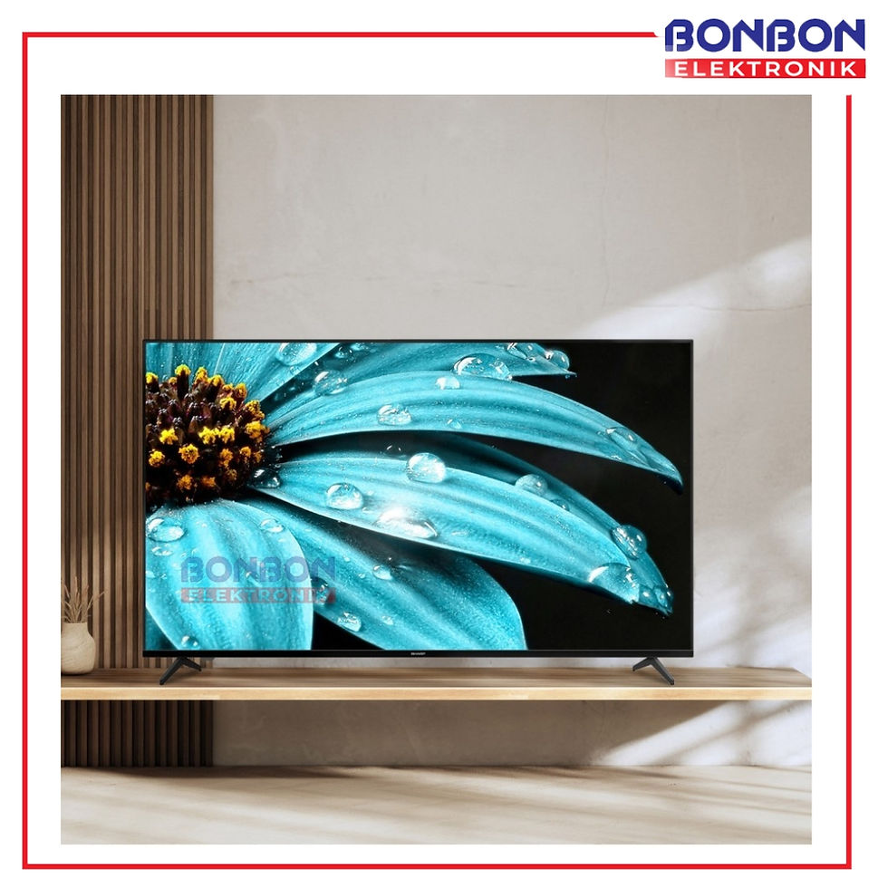 Thumbnail: SHARP LED TV 4K Frameless Google TV 65 Inch 4T-C65FJ1i / 4TC65FJ1I
