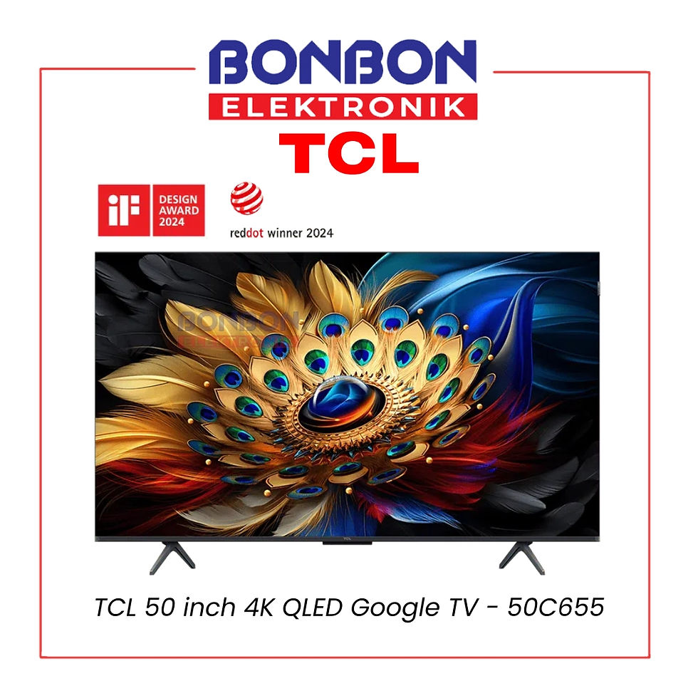 TCL LED Smart TV 50 inch 50C655 - 4K QLED Google TV - T-Screen Pro - ONKYO & Dol