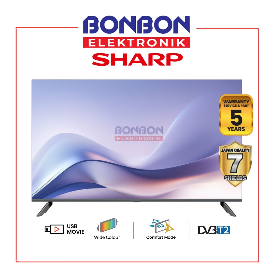 SHARP LED Digital TV 2K 43 Inch 2T-C43HD1500i / 2T C43HD / Full-HD 2T C43HD1500I