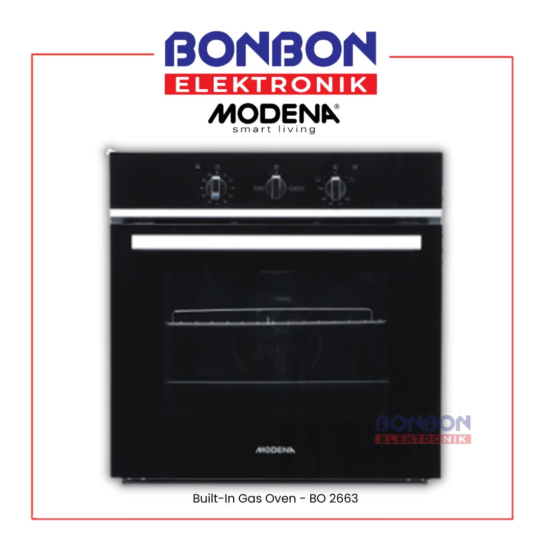 Modena Built-In Gas Oven 56 L BO 2663 / BO-2663 Oven Tanam 56 L