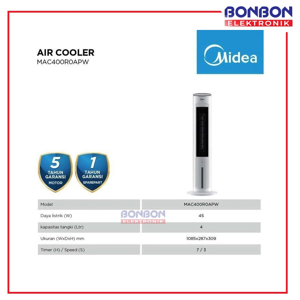 Thumbnail: MIDEA 3In1 Evaporative Air Cooler MAC400R0APW /MAC-400R0APW/ MAC400 4L