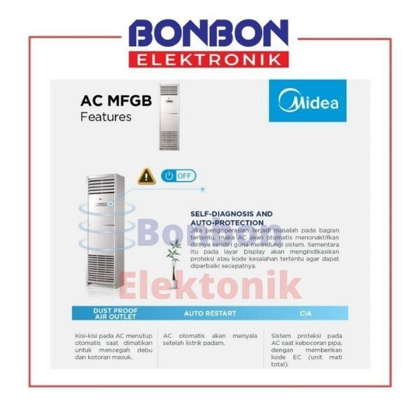 Thumbnail: Midea AC 5PK Floor Standing MFGB2-48CRN1 / 5 PK MFGB248CRN1