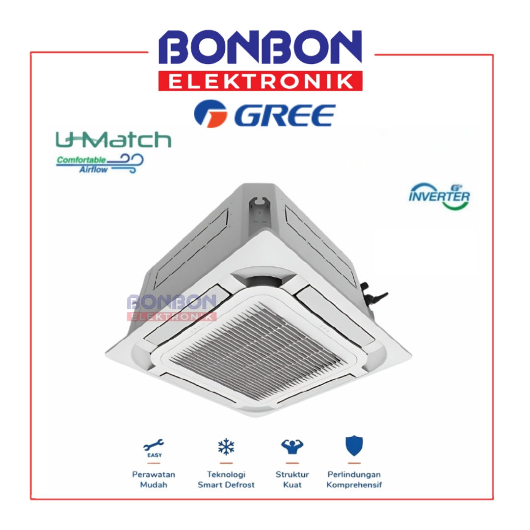 GREE AC Cassette Inverter 3PK GULD71T1/A-S / GULD71T1 U-Match Series 3 PK 1 PHAS
