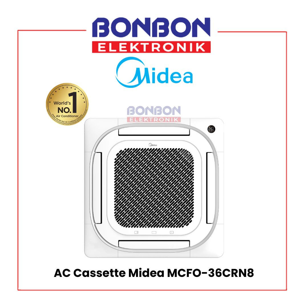 Midea AC Cassette 4 PK MCFO-36CRN8 / MCFO36CRN / MCFO 36CRN8 - Easy to Install -