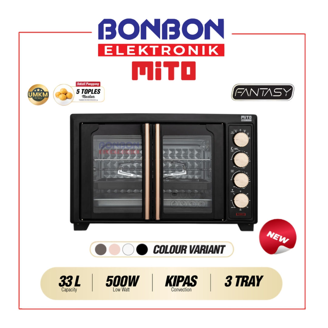 MITO Oven Listrik Fantasy 33L MO-300 / Electric Oven MO300 Double Door Series -