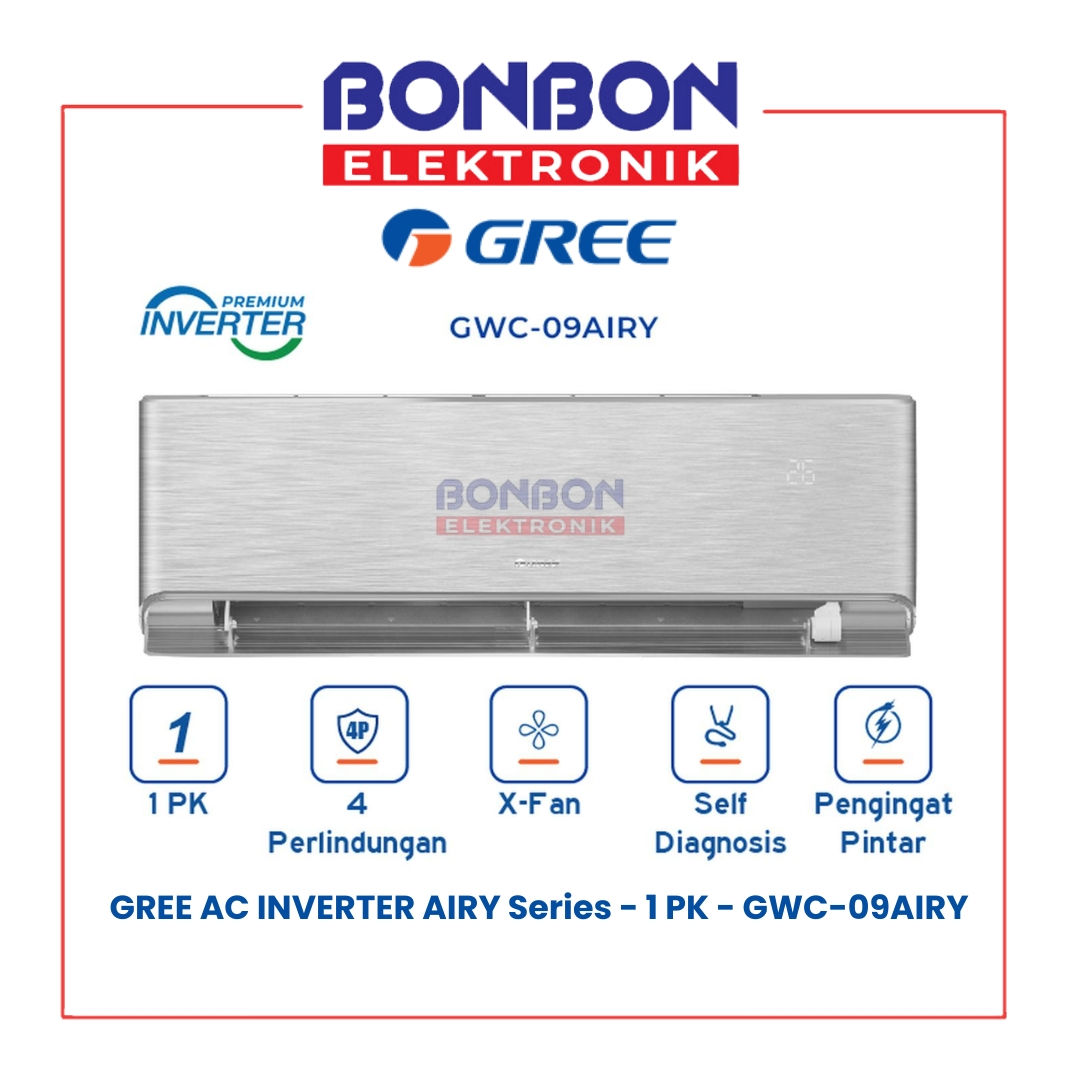 GREE AC INVERTER AIRY Series 1 PK GWC-09AIRY / GWC09AIRY / GWC 09AIRY - G-Learni